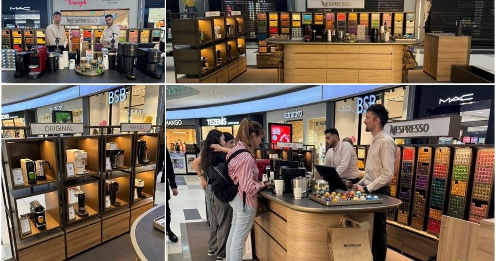 New Nespresso Pop up Boutique at Kings Avenue Mall in Paphos CBN